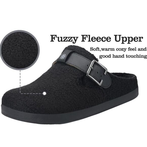 Hsyooes Women's/Men's Fuzzy Slippers Orthotic Arch Support House Shoes US 9/10 - Picture 2 of 15